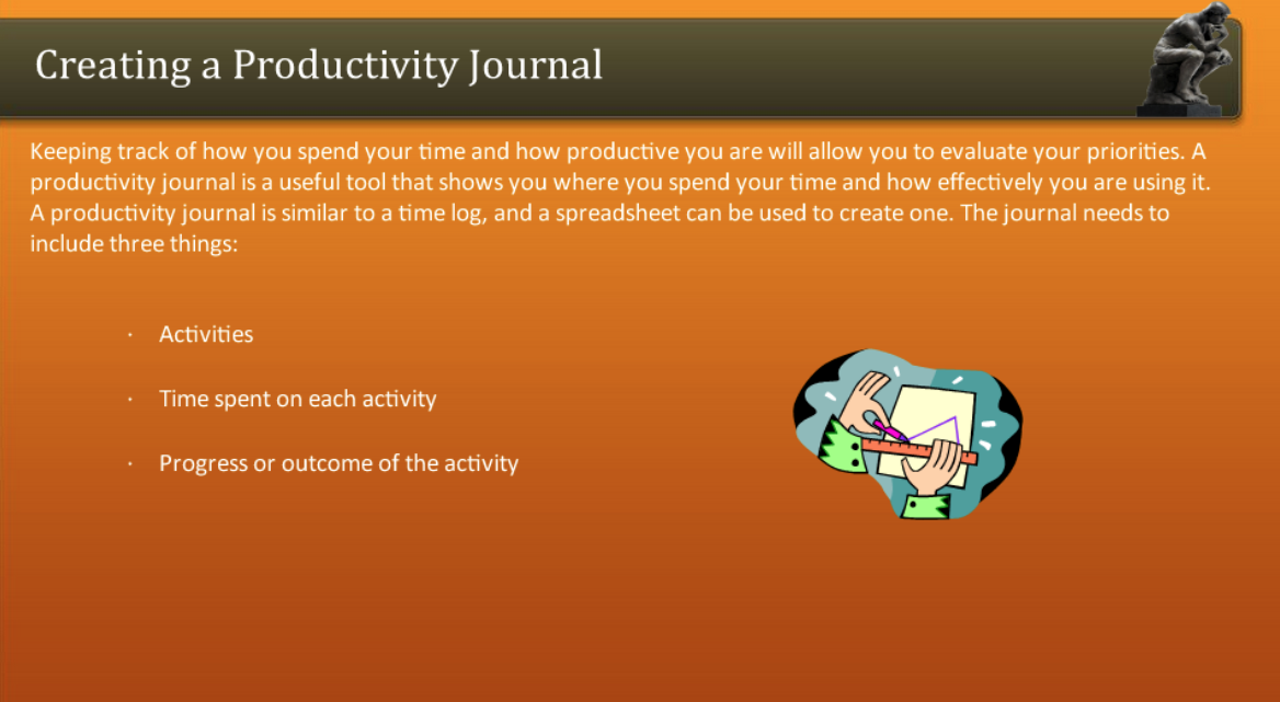Creating a Productivity Journal - FreshSkills